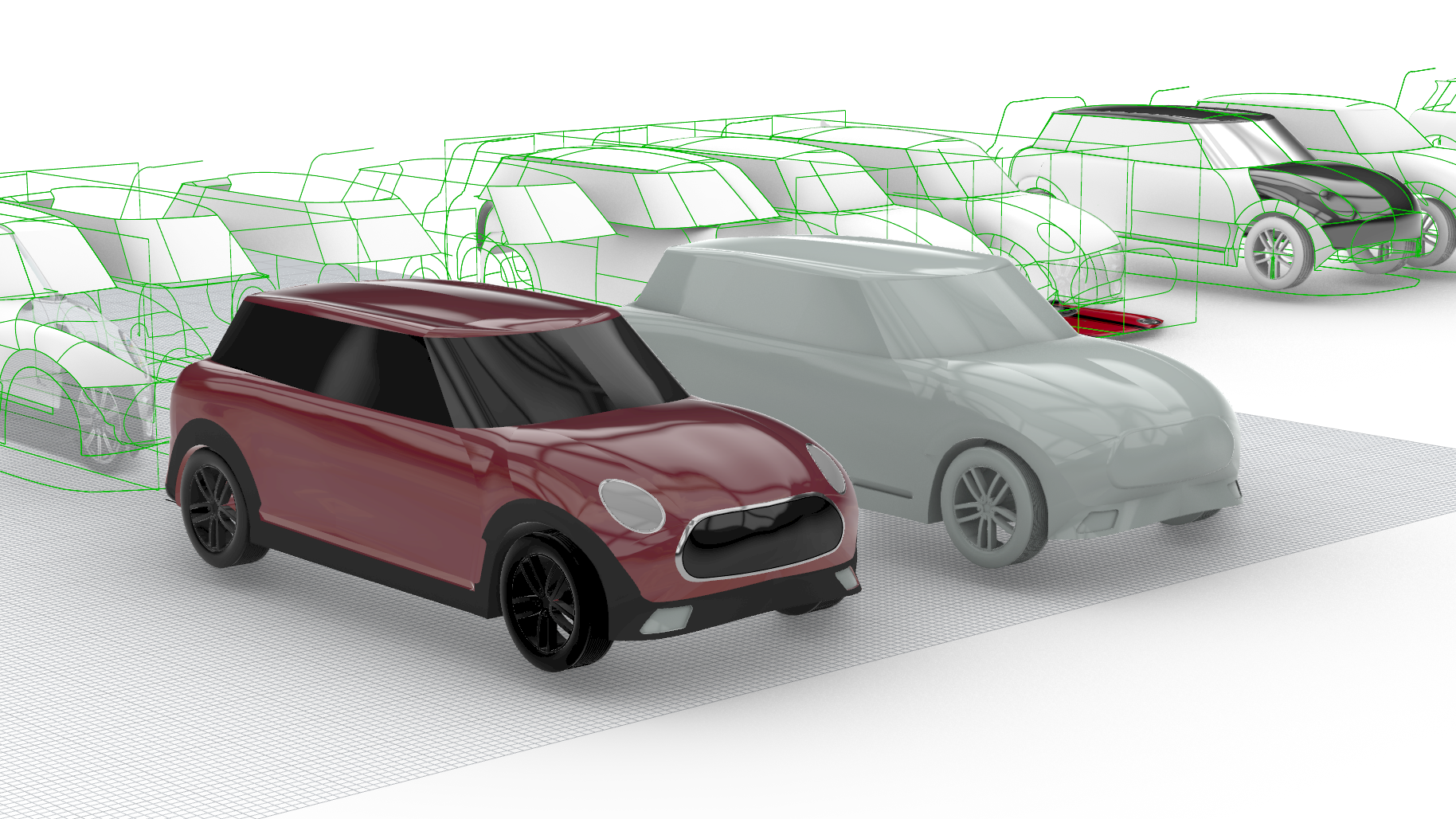 3D Printed Mini Clubman — process