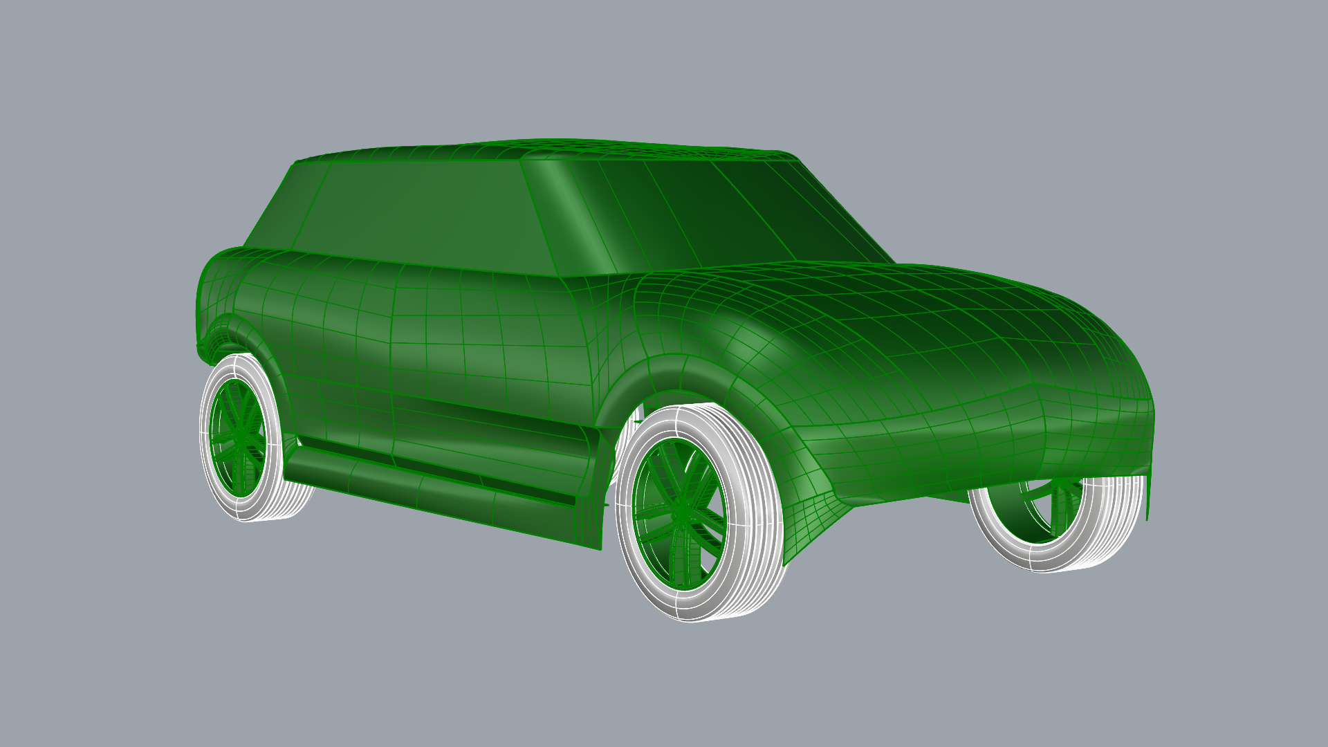 3D Printed Mini Clubman — surface model render